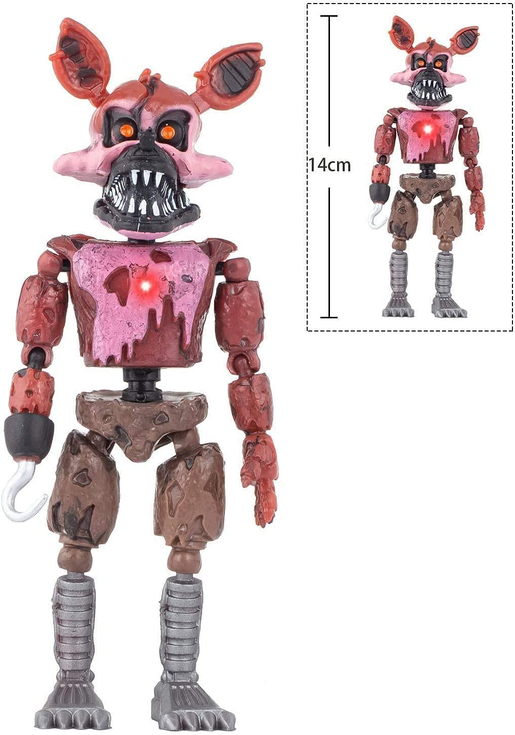 Amazon.co.jp: FNAF フィギュア FNAF おもちゃ 夜光 ボニー フォクシー